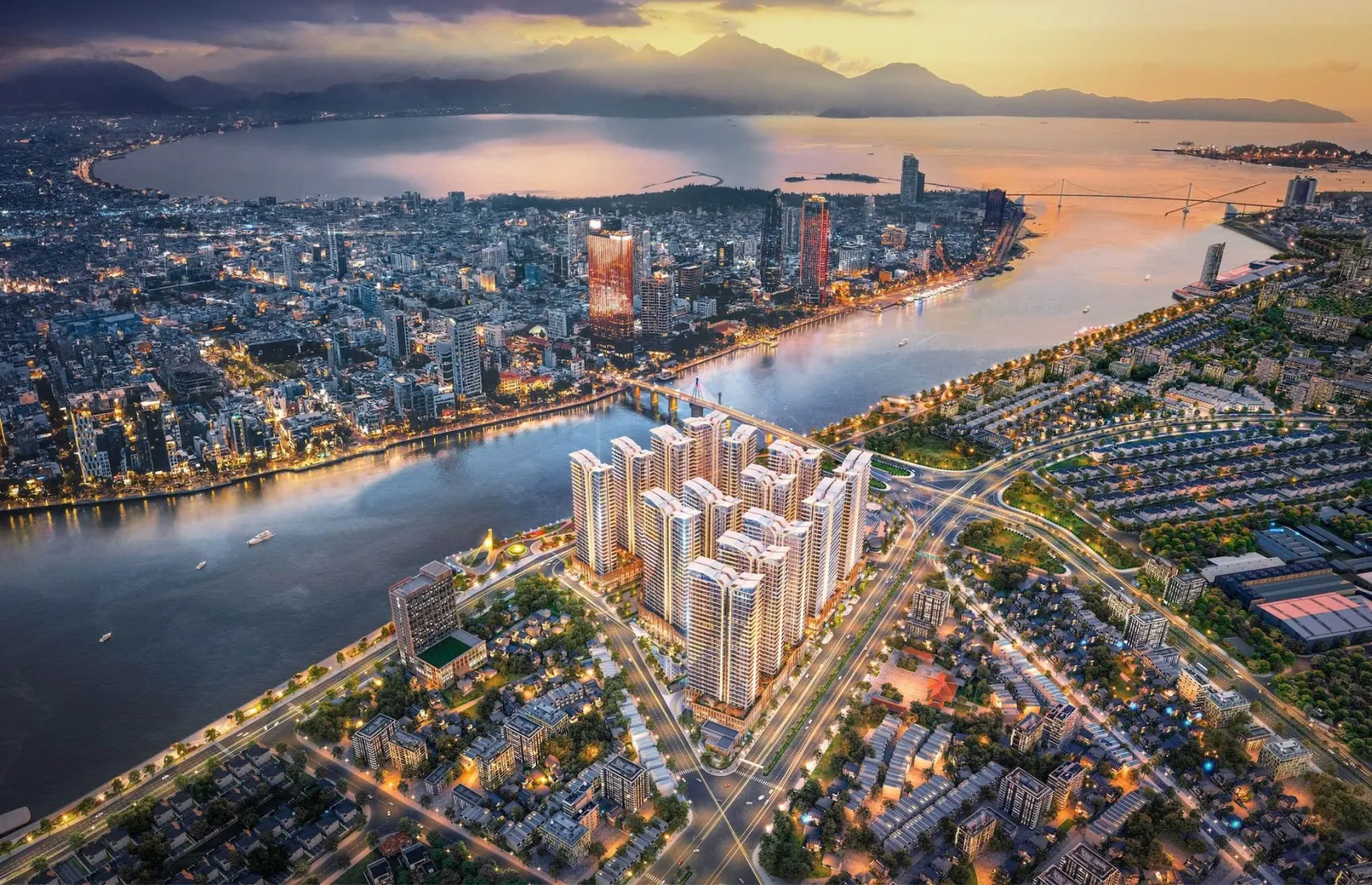 Phối cảnh Capital Square nhìn từ mặt tiền Trần Hưng Đạo