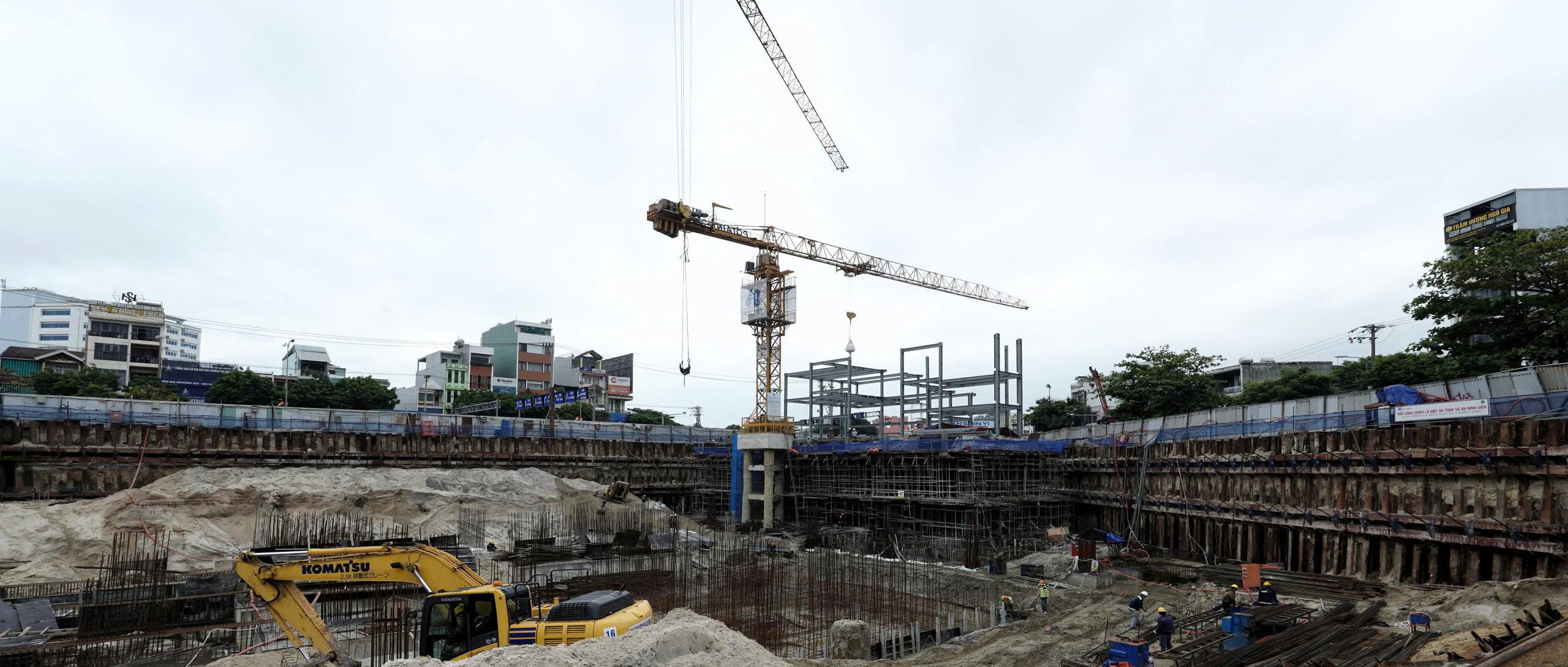 Công trường Capital Square giai đoạn khởi công tháng 3/2026