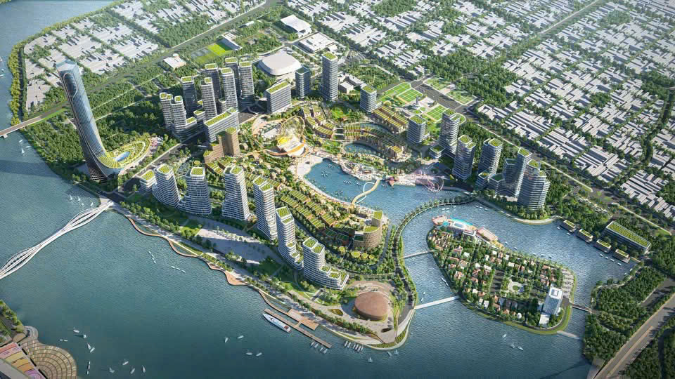Đà Nẵng Downtown, phối cảnh tổng quan góc khác