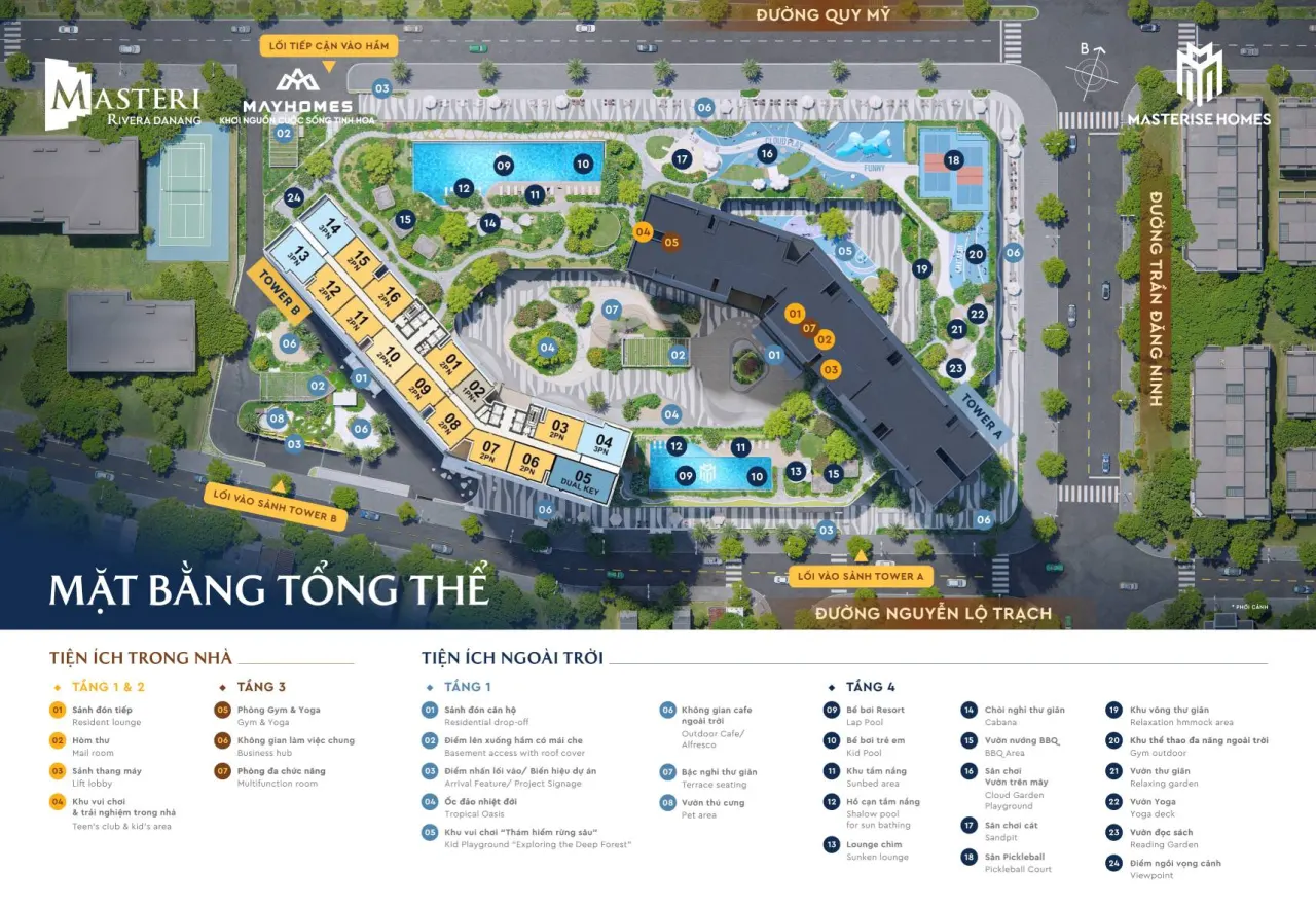 Mặt bằng Masteri Rivera Danang