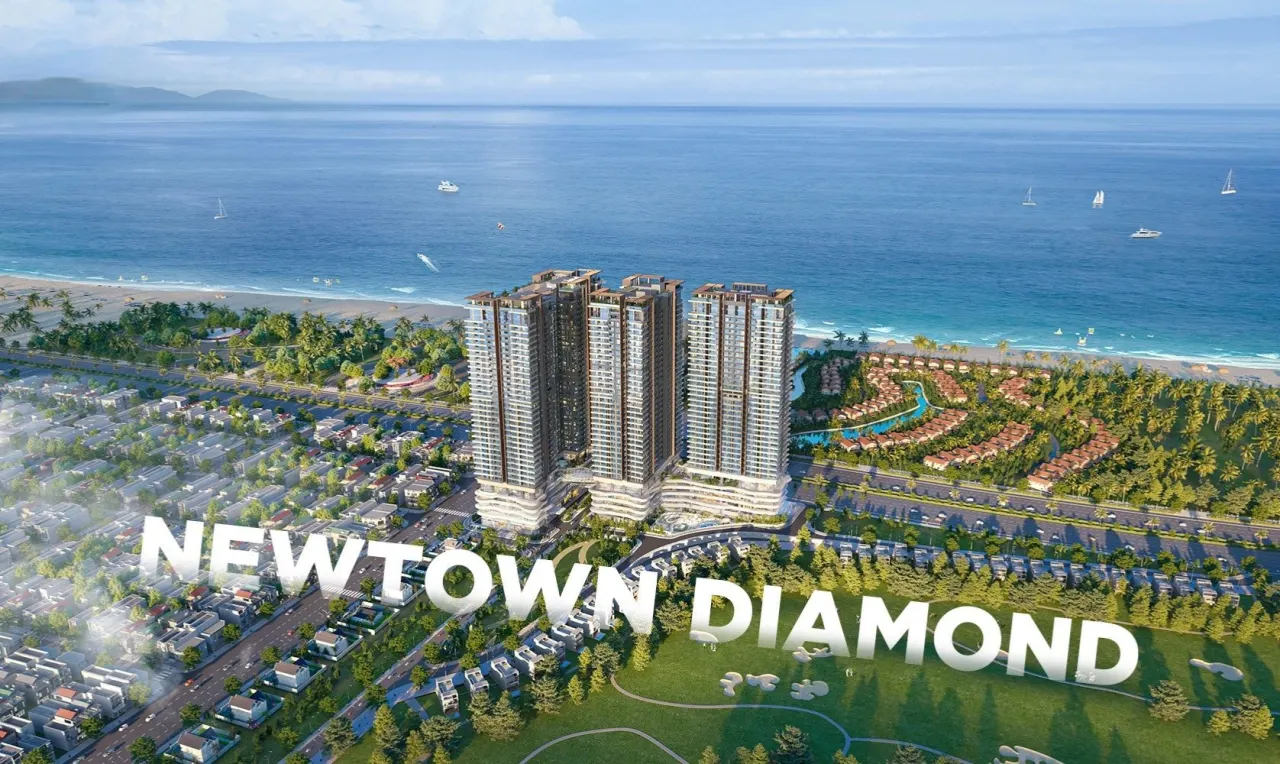Newtown Diamond toàn cảnh nhìn từ biển