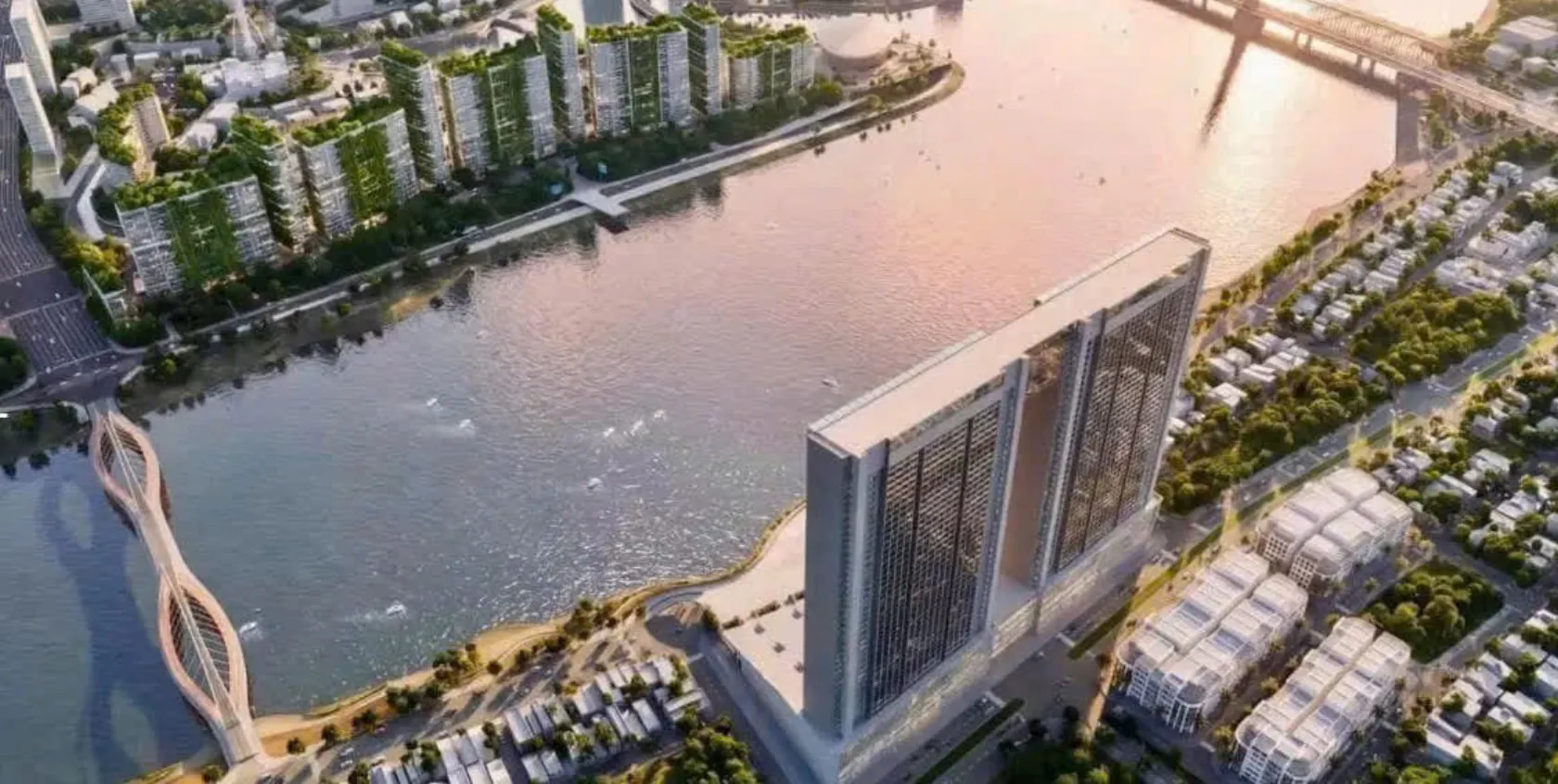 Vị trí Sun Galaxy Complex ven Sông Hàn, phối cảnh tổng thể