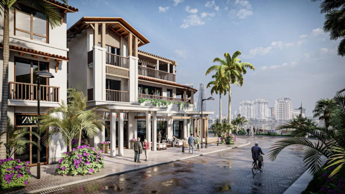 Biệt thự đơn lập Sun Symphony Residence Thấp Tầng