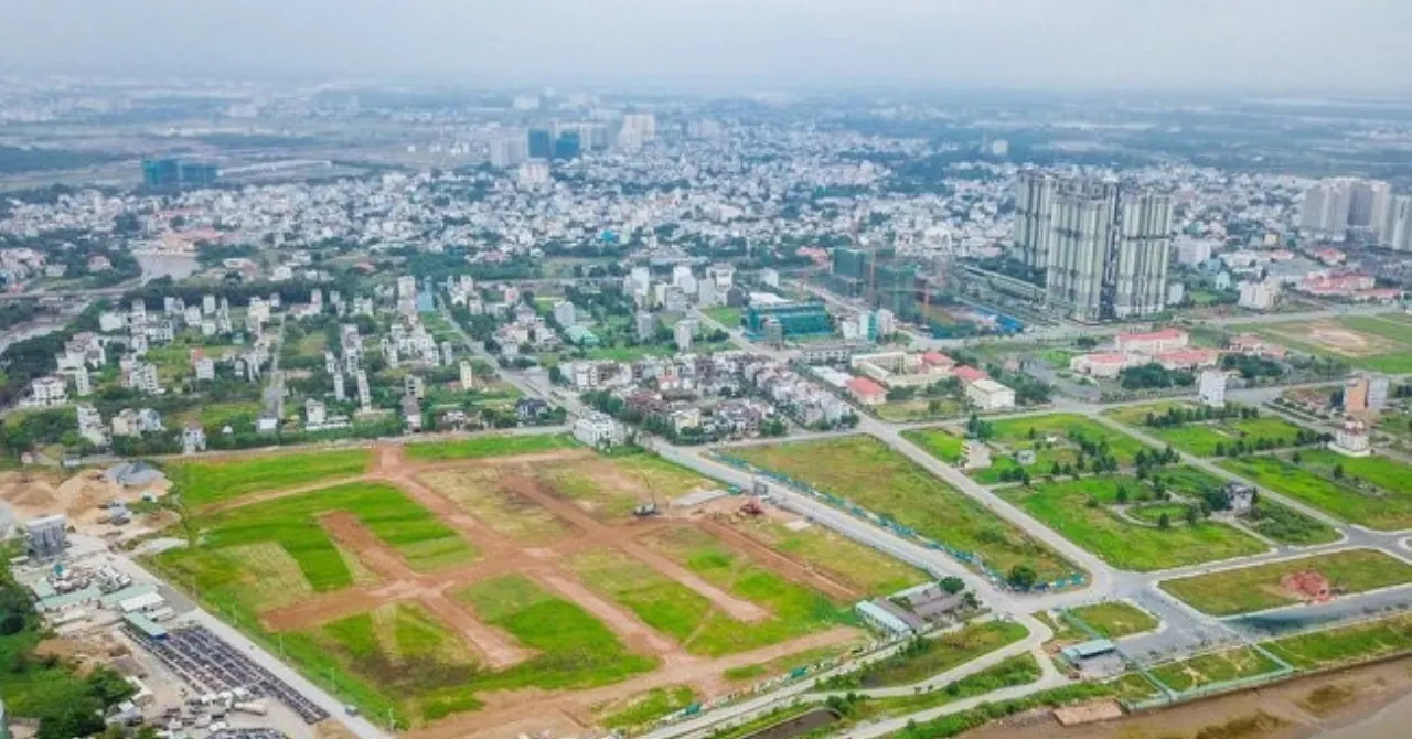 Một khu đất tại đô thị đang chờ triển khai